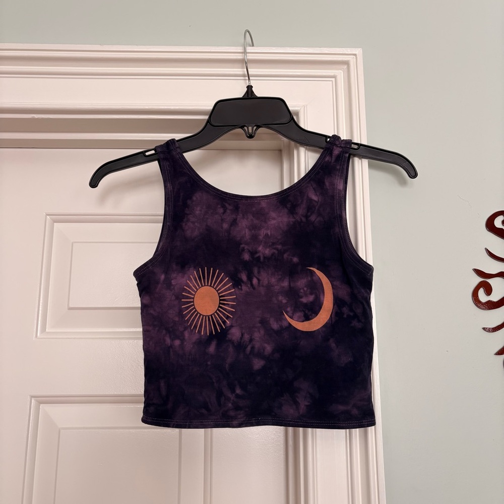 Purusha People XS celestial sun moon top